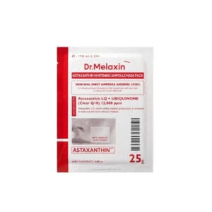 Dr. Melaxin Astaxanthin Whitening Ampoule Mask - Ισχυρή αντιοξειδωτική μάσκα προσώπου 5τμχ