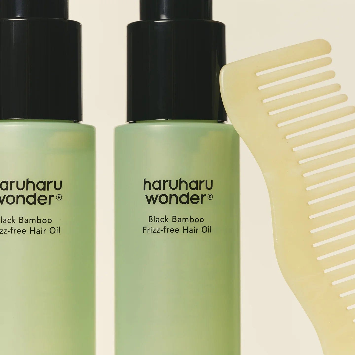 Haruharu Wonder Black Bamboo Frizz-free Hair Oil - Λάδι Μαλλιών για Λάμψη & Έλεγχο του Φριζαρίσματος - Image 4