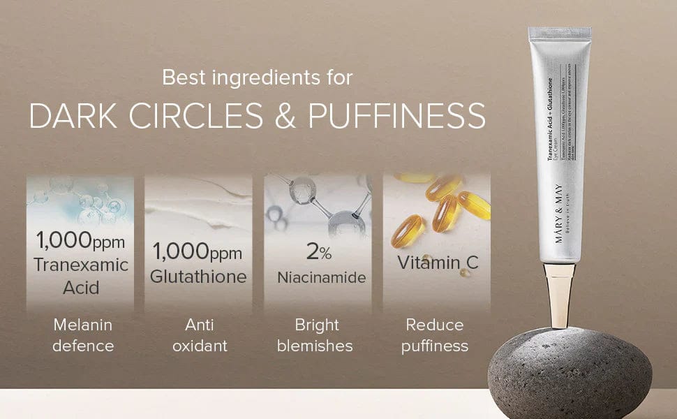 Mary&May Tranexamic Acid + Glutathione Eye Special Set - Σετ Κρέμας ματιών για μαύρους κύκλους - Image 3