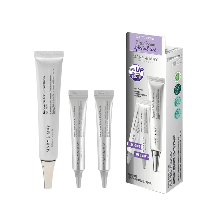 Mary&May Tranexamic Acid + Glutathione Eye Special Set - Σετ Κρέμας ματιών για μαύρους κύκλους - Image 2