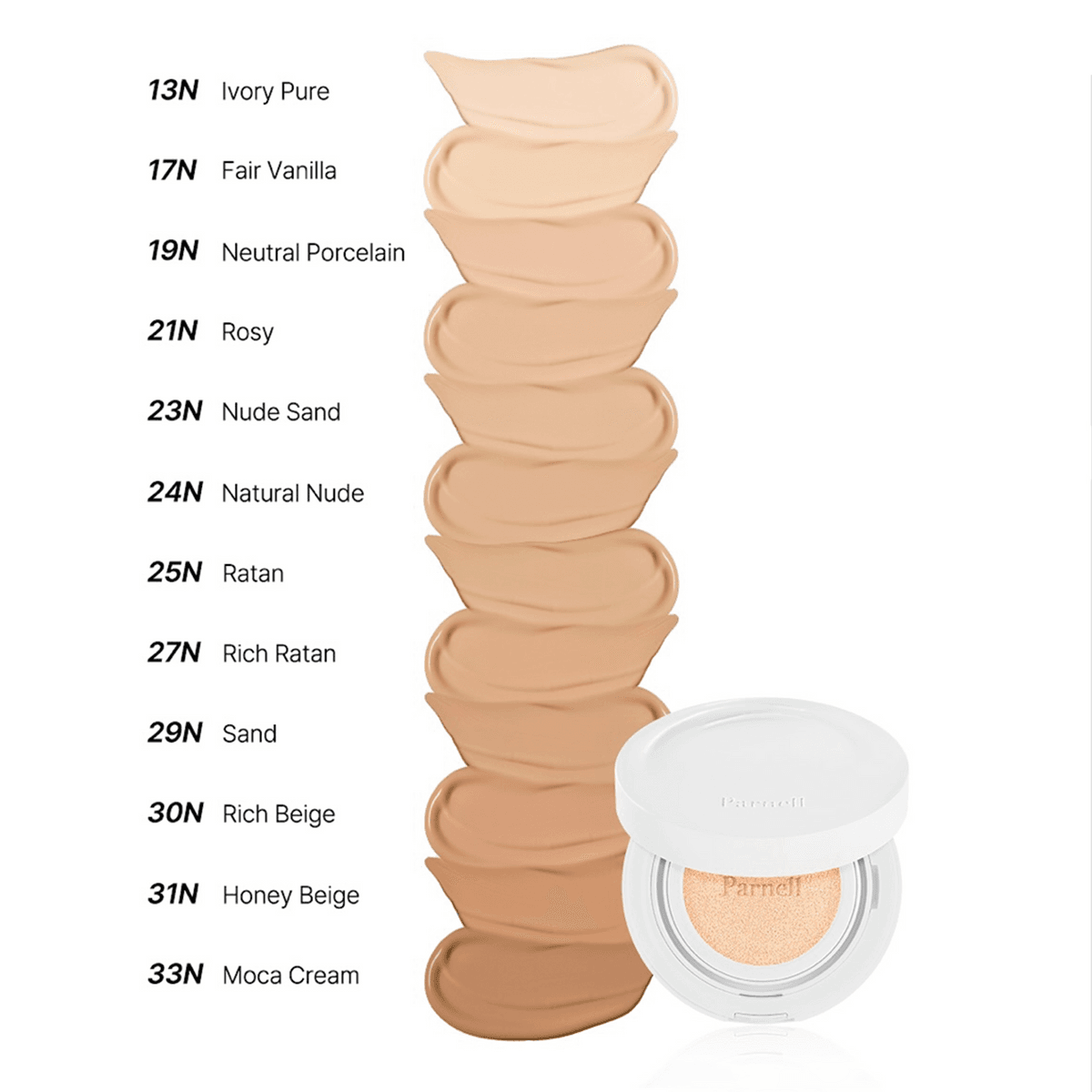 Parnell Cicamanu Serum Cushion 27C Cool Petal - Ενυδατικό Καλυπτικό Μέικαπ με Serum - Image 5