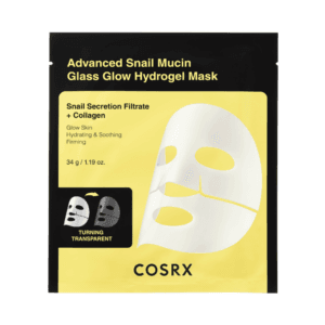 COSRX Advanced Snail Mucin Glass Glow Hydrogel Mask - Μάσκα με κολλαγόνο και βλεννίνη σαλιγκαριού 3τμχ