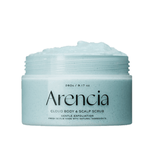 Arencia Fresh Cloud Body & Scalp Scrub French Mint & Lily - Απολεπιστικό Scrub Σώματος & Κεφαλιού - Μέντα & Κρίνο