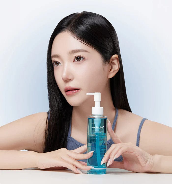 Medicube Zero Pore Blackhead Deep Cleansing Oil - Απαλό, βαθύ καθαριστικό λάδι για σμήγμα & μαύρα στίγματα 205ml - Image 2