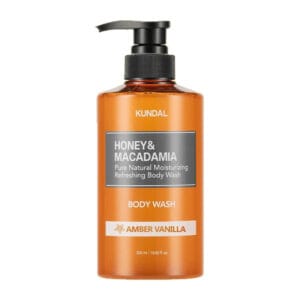 KUNDAL – Αφρόλουτρο Σώματος Honey & Macadamia Pure (Κεχριμπαρένια Βανίλια) – 500 ml