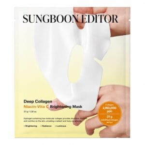 Sungboon Editor – Deep Collagen Niacin Vitamin C Brightening Mask, 1 φύλλο