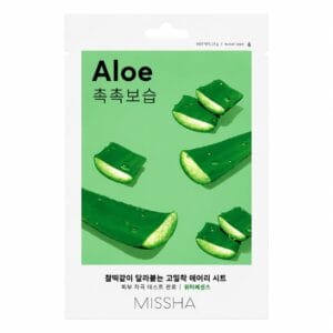 Missha – Airy Fit Sheet Mask Aloe, 1 sheet