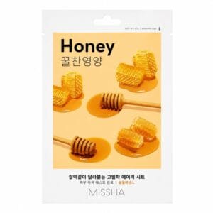 Missha – Airy Fit Sheet Mask Honey, 1 sheet
