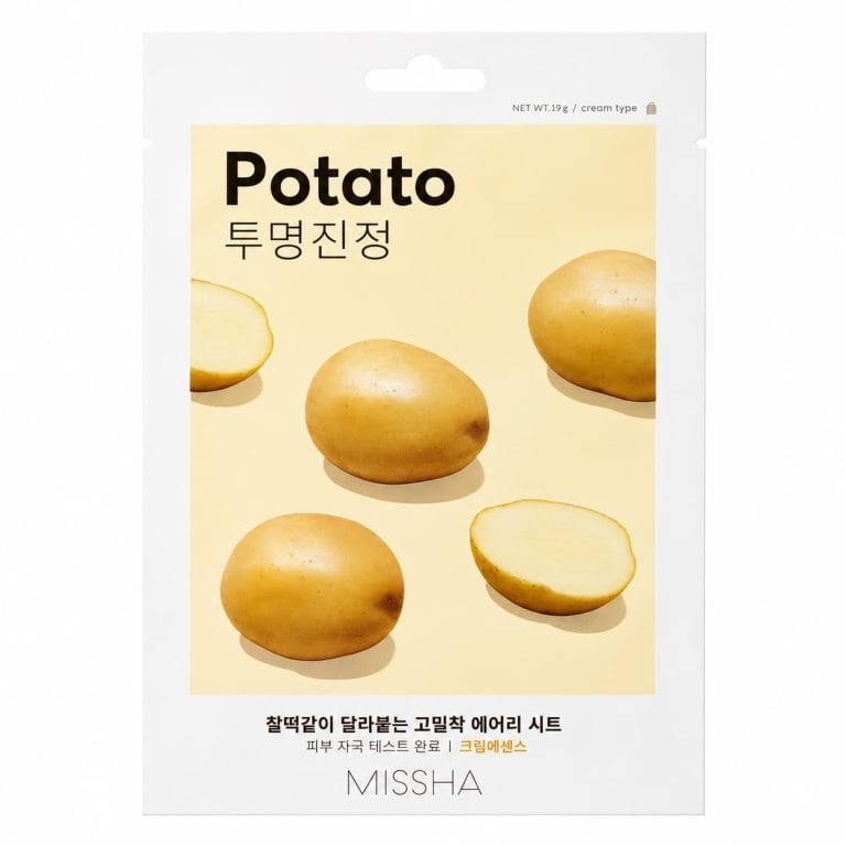 Missha – Airy Fit Sheet Mask Potato, 1 sheet